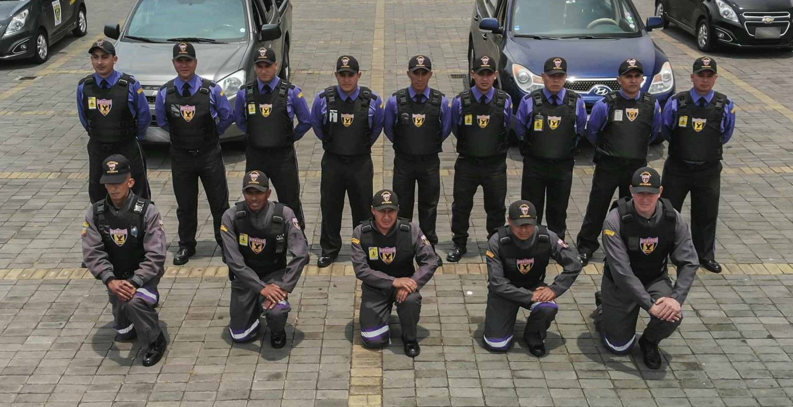 Equipo de seguridad ARVISEG en formación